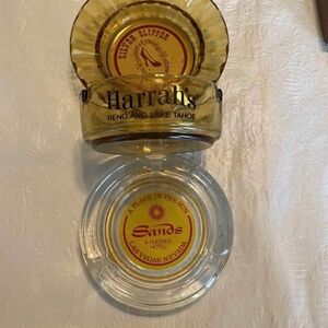 Vintage Casino cigarette trays/dishes ash trays Las Vegas Reno Lake Tahoe